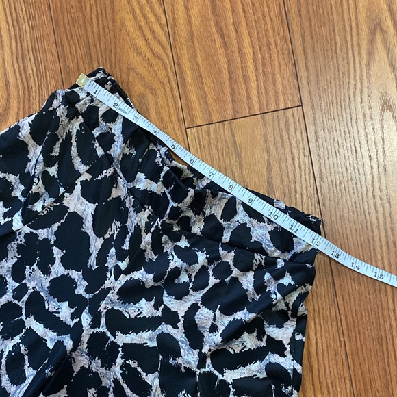 European designer women’s leopard print elastic high waist wide pants sz S/M - Picture 13 of 17